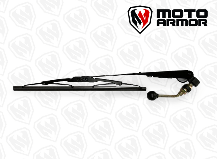Thumbnail: Moto Armor Vented Full Glass Windshield for Honda Talon