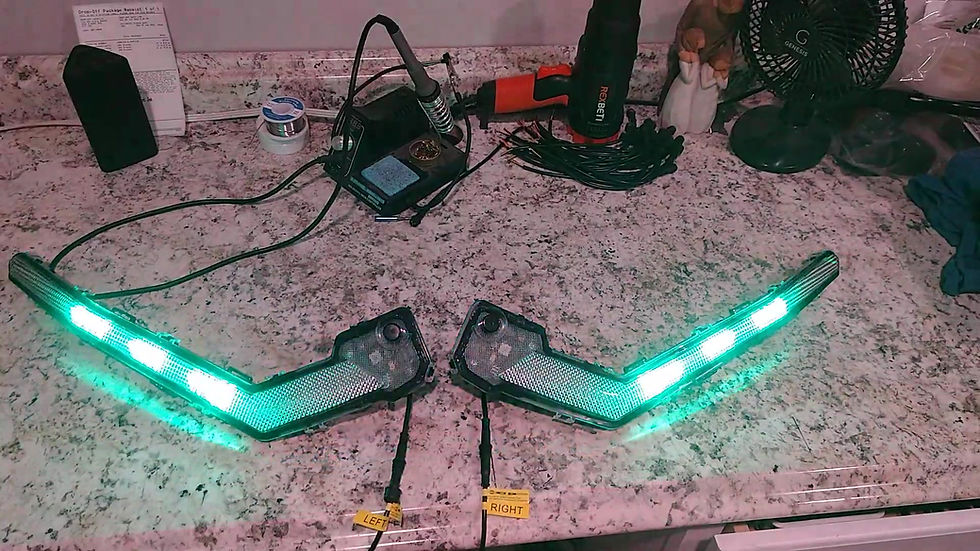 Thumbnail: Can-Am X3 Customizable Brow Lights w/Turn Signal Function