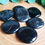 Thumbnail: Obsidian Sheen Crystal Palmstone | Polished Root Chakra Stones | Scorpio Zodiac
