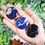 Thumbnail: Sodalite Crystal Palmstone | Polished Throat Chakra Stones | Sagittarius Zodiac