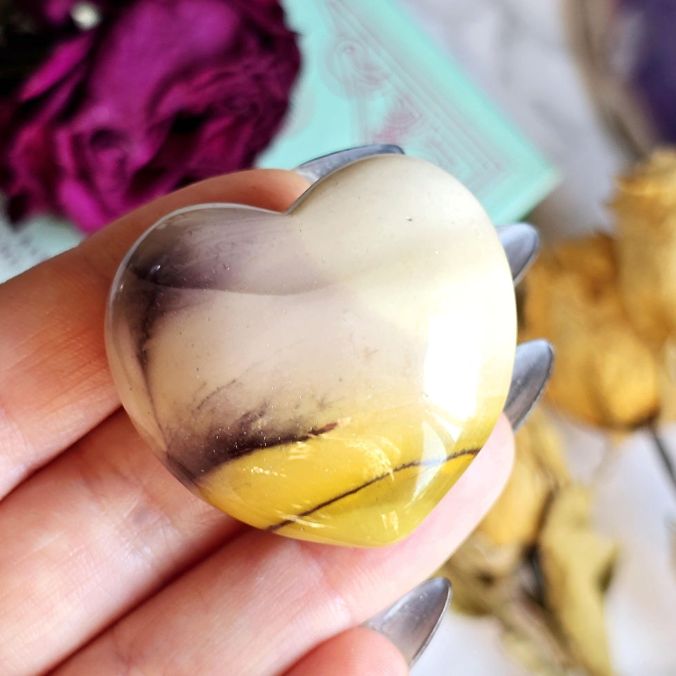 Thumbnail: Mookaite Crystal Heart | Gemstone Pocket Heart | Metaphysical Witchcraft