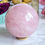 Thumbnail: Rose Quartz Crystal Sphere | Witchcraft Supplies | Libra Zodiac Gemstone Gift |