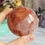 Thumbnail: Fire Quartz Crystal Sphere | Witchy Crystal Ball | Leo Zodiac Gemstone Gift |