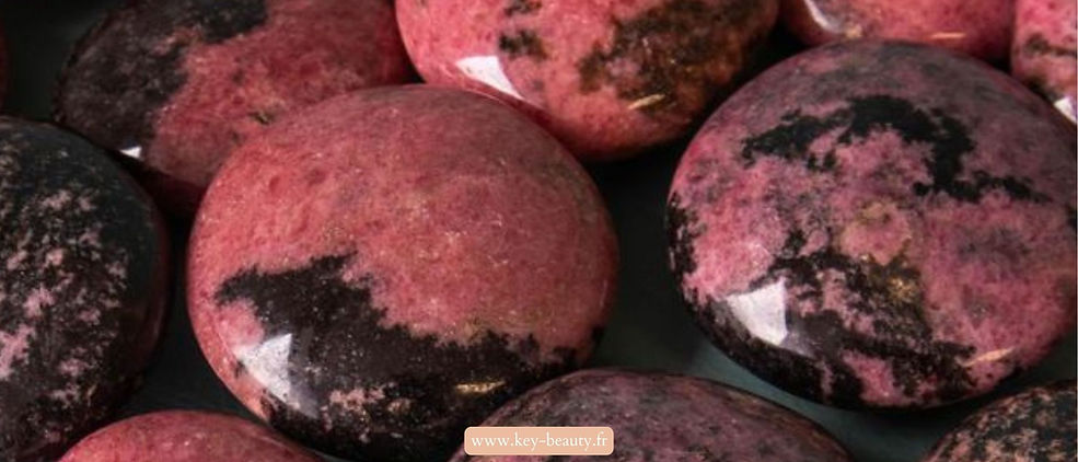 Galets de Rhodonite