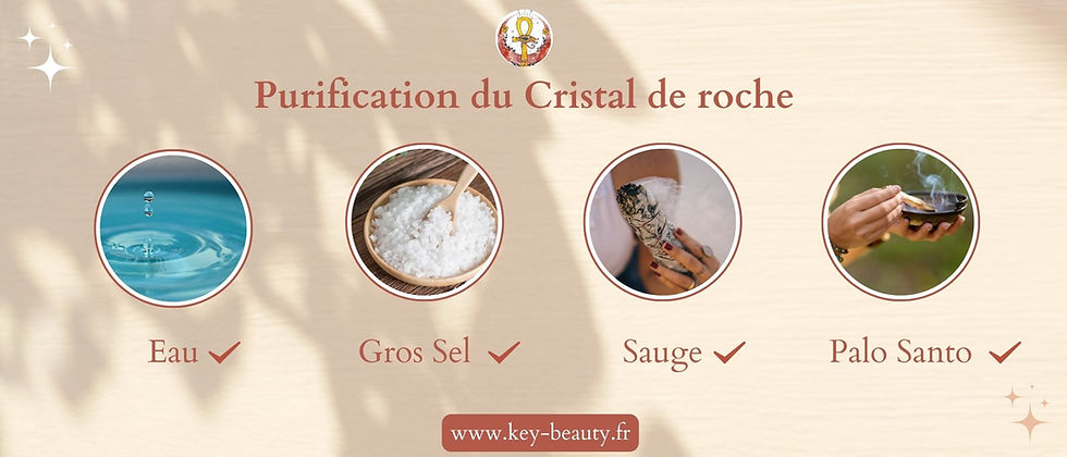 Comment purifier le Cristal de roche