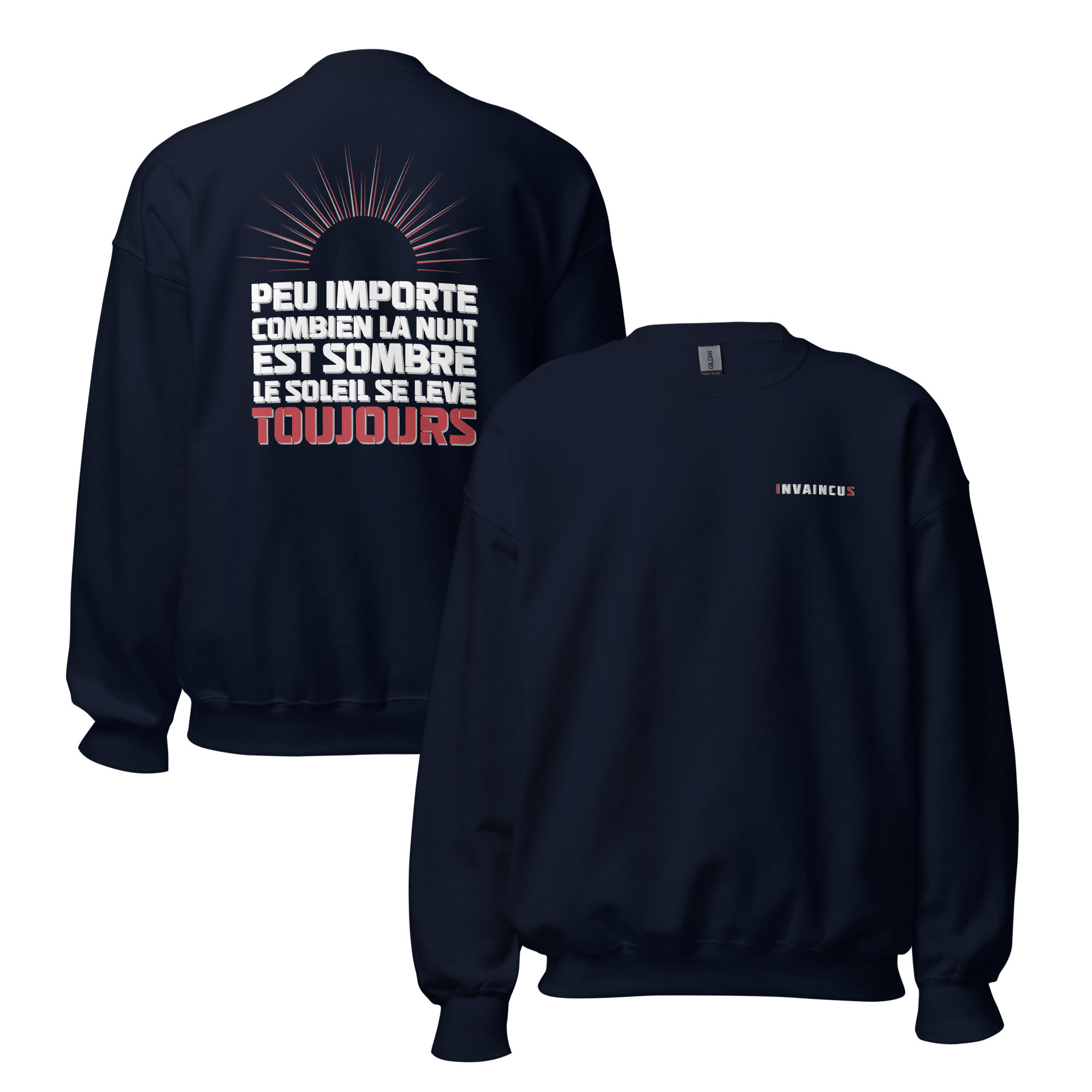 Sweat unisexe "Rétablissement" NAVY