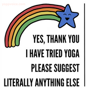 Yes, Thank you I Have Heard of Yoga