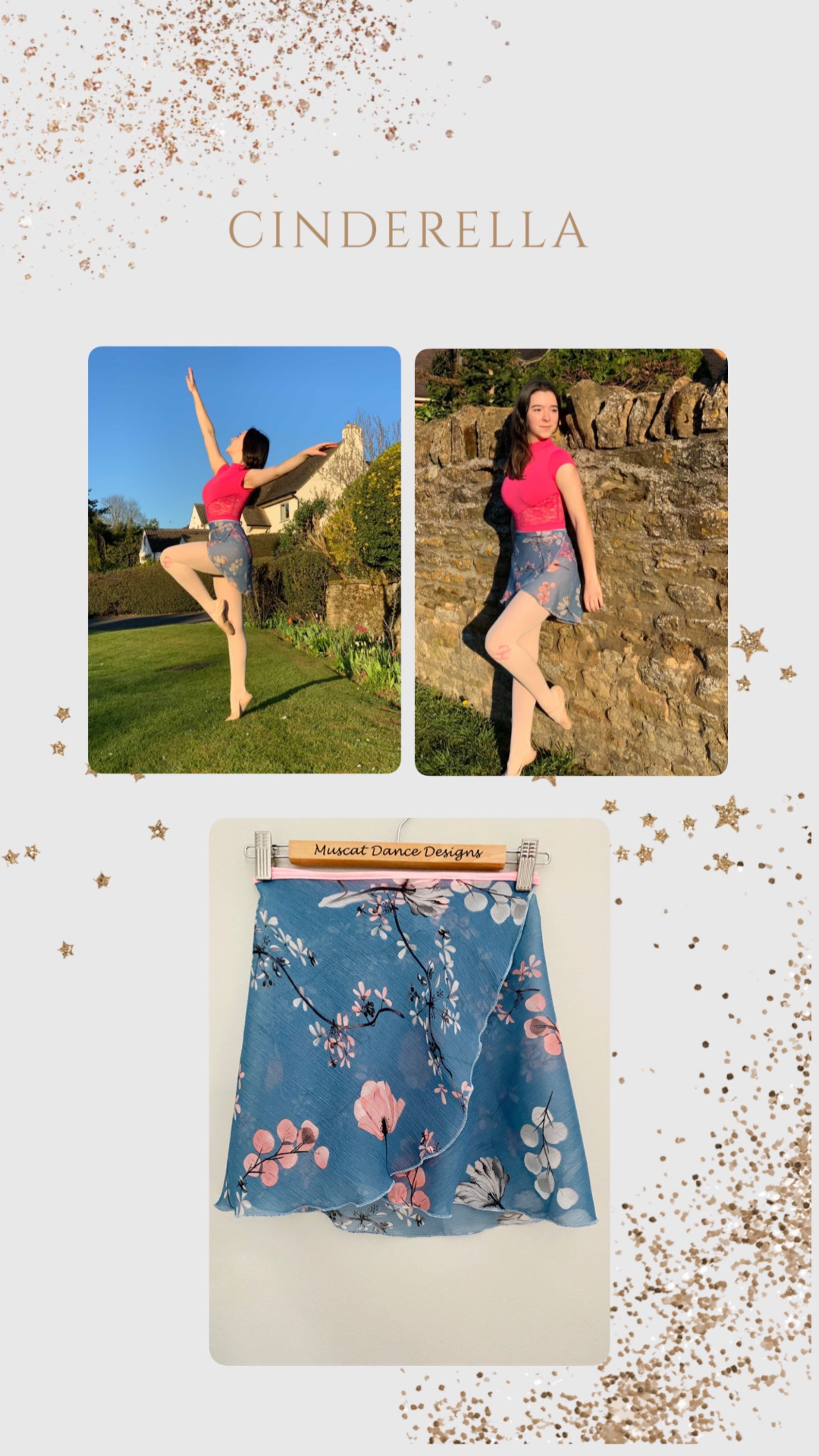 Cinderella Wrap, Fixed Wrap or SAB Skirt