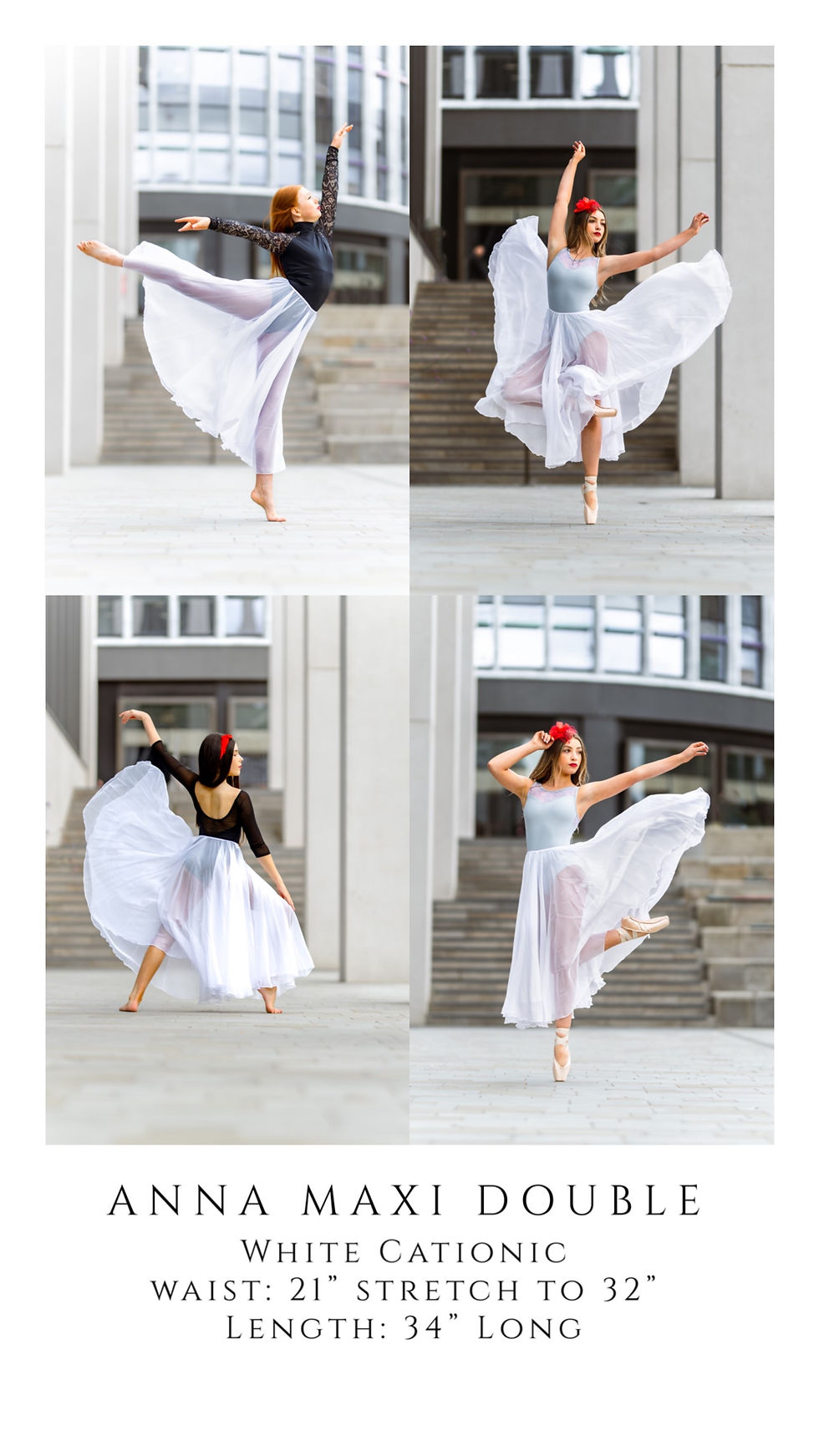 Thumbnail: Hire Only - Anna Maxi Rehearsal Skirts