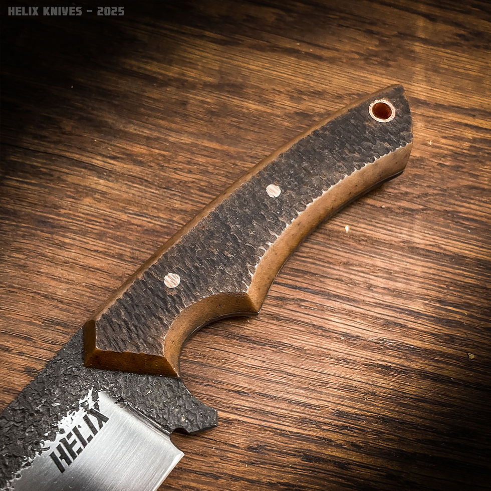 Thumbnail: EDC Seax [Vintage Micarta]