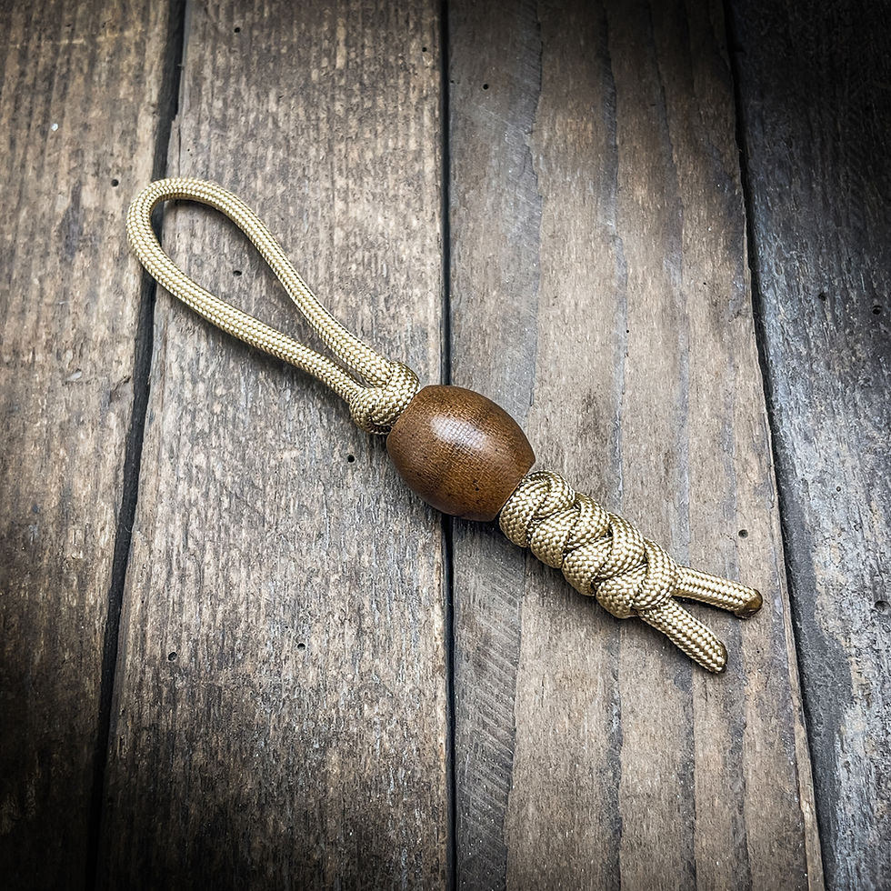 Thumbnail: Vintage Canvas Micarta Bead