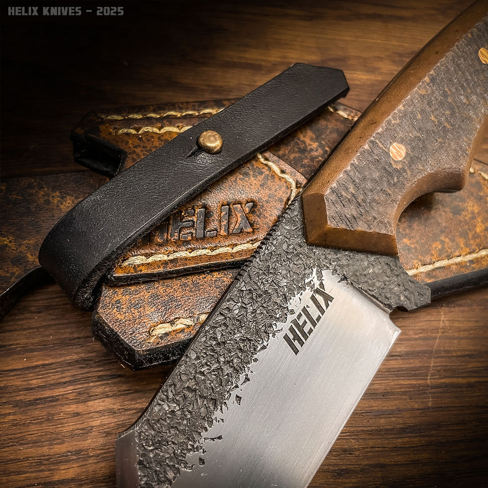 Thumbnail: EDC Seax [Vintage Micarta]