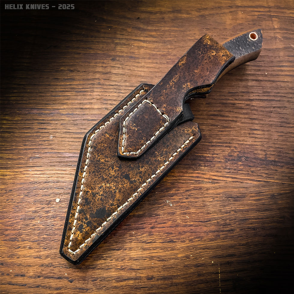 Thumbnail: EDC Seax [Vintage Micarta]