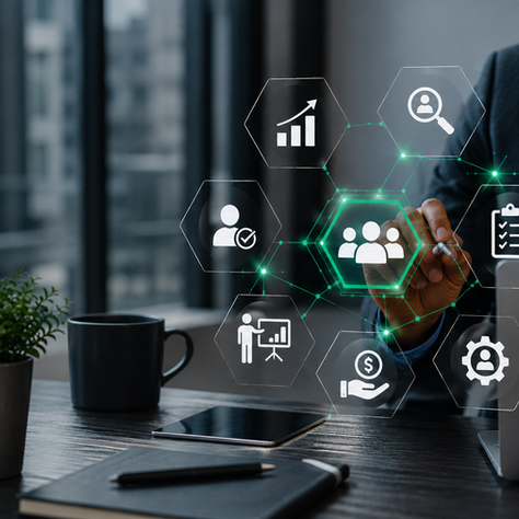 Virtual business interface in action