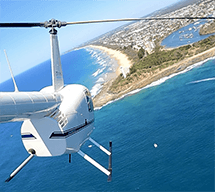 Helicopter Over Sunshine Coast