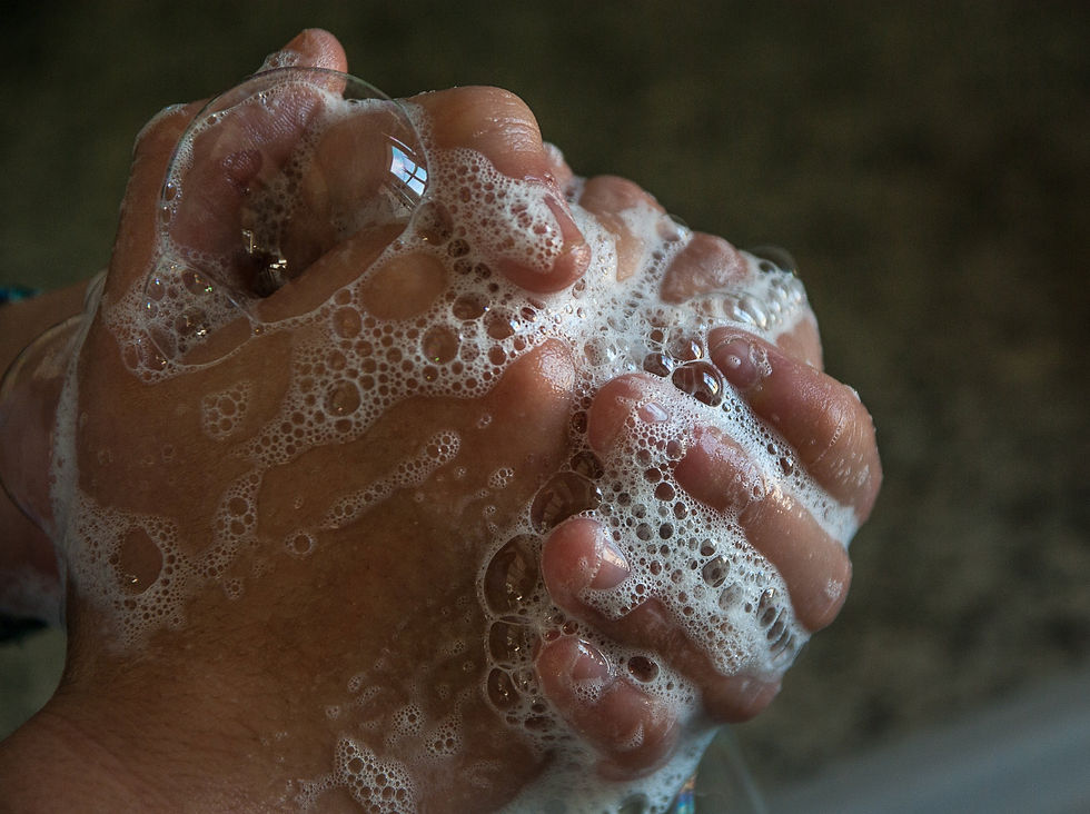 Clean Soapy Hands