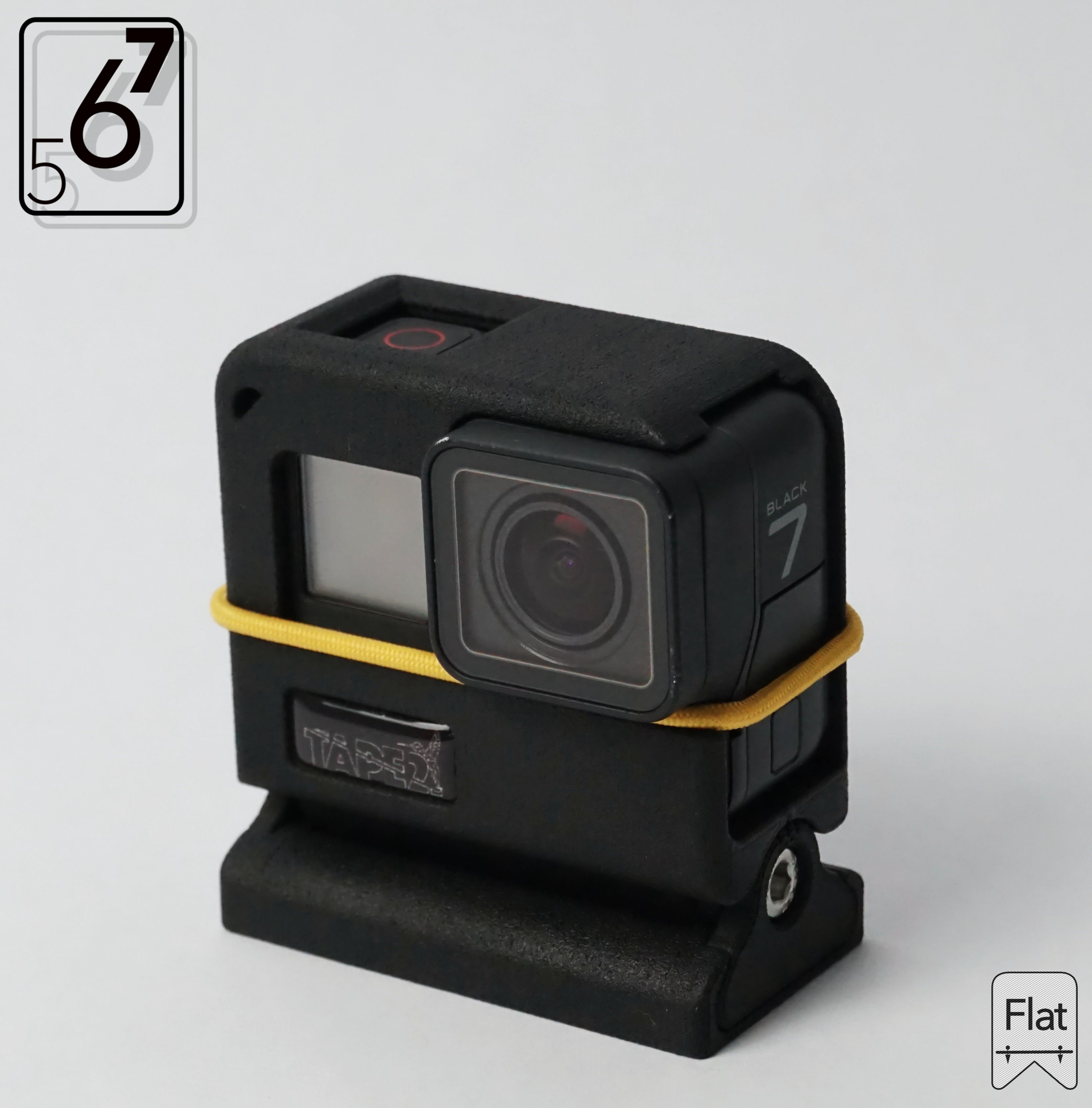 GoPro Mount 5-7 - verstellbar flat