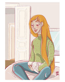 illustration personnalisée- colombe-spiritualité