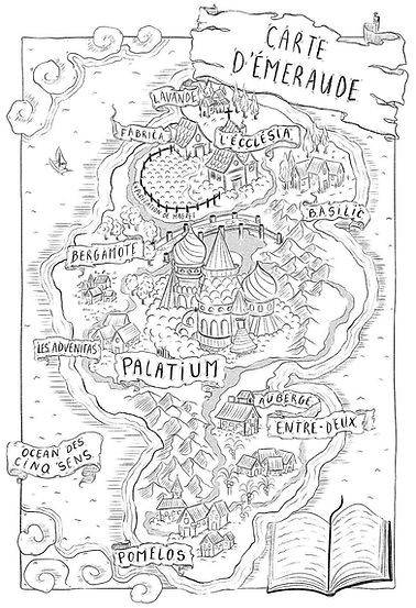 Map monde de roman