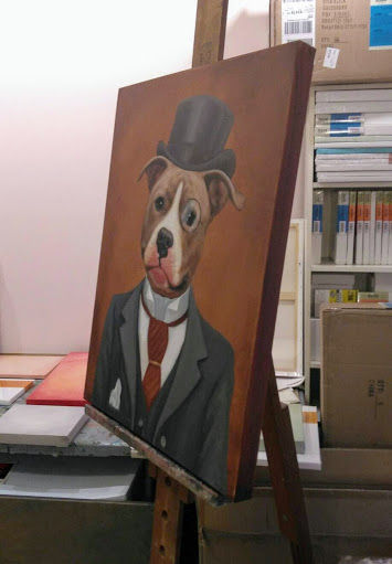 Thumbnail: 16" x 20" DOUBLE Costume Pet Portrait