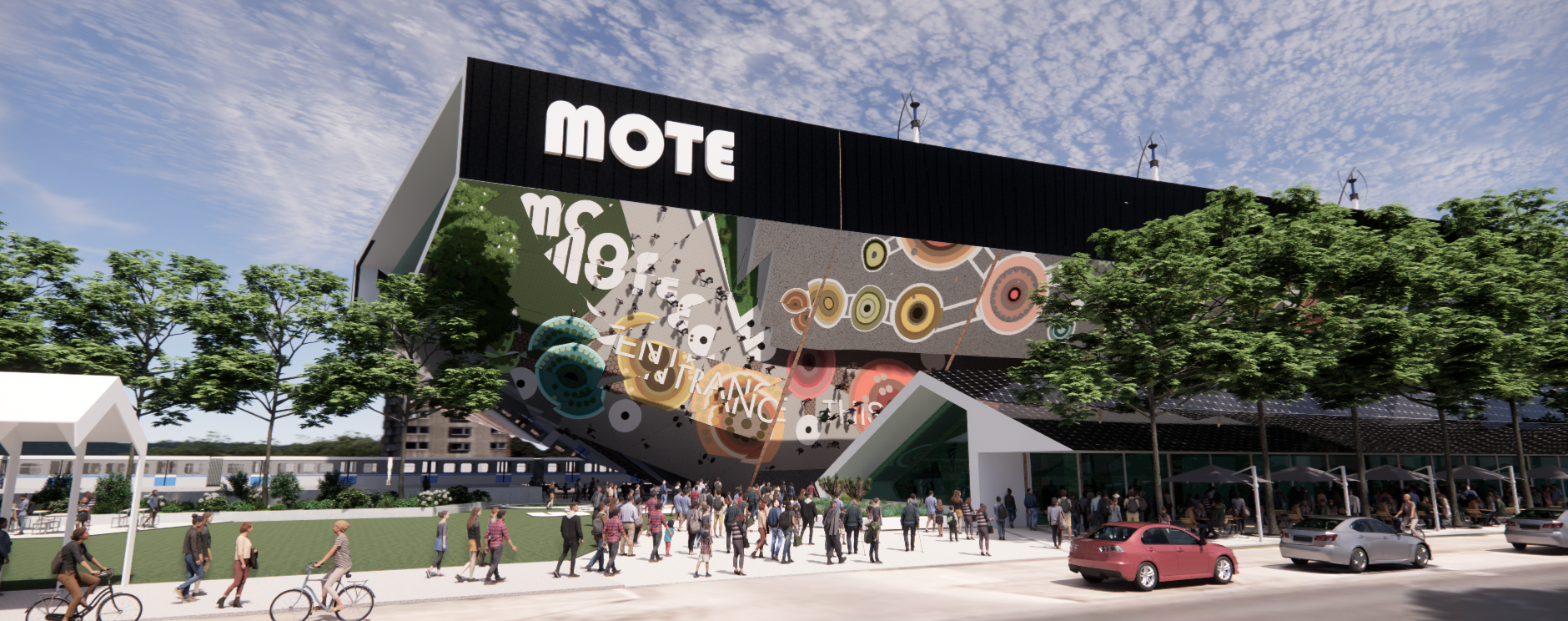 Render of MOTE's front
