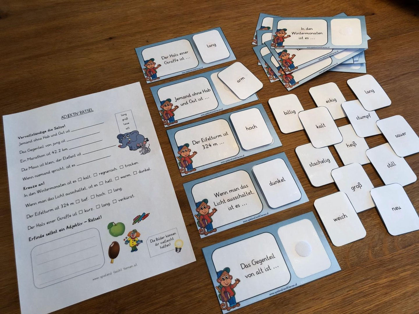 Adjektiv Rätsel