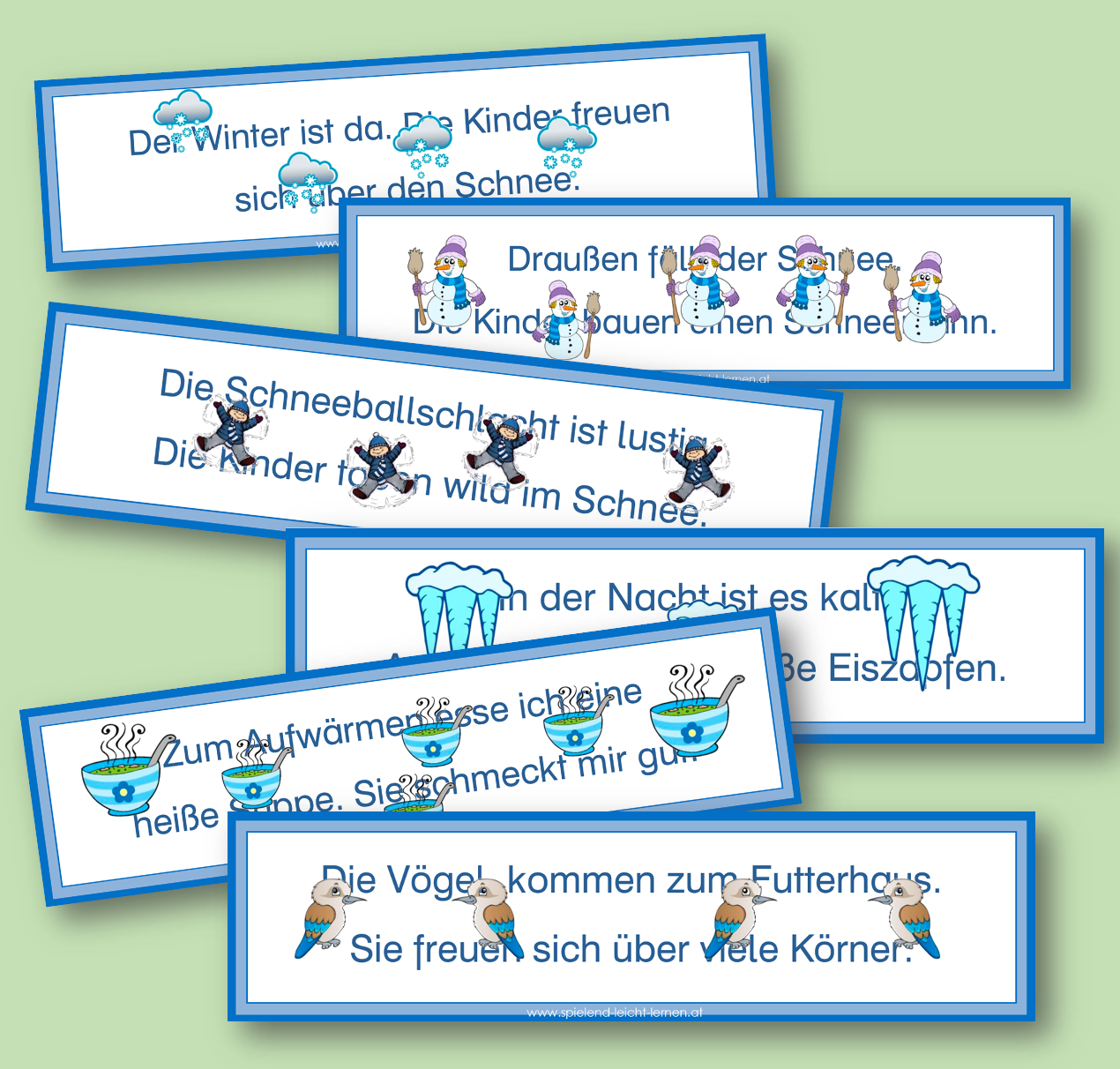 Schau genau Texte - WINTER