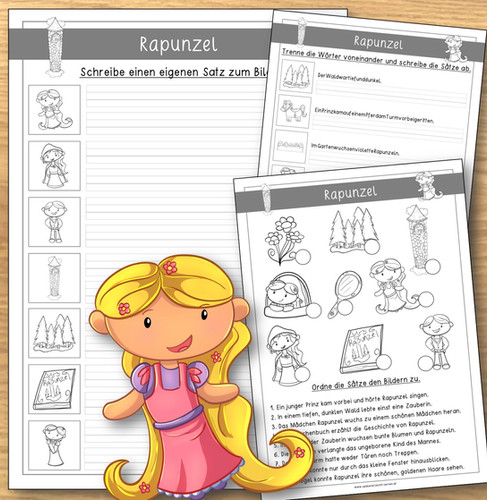 Rapunzel – Leseübungen für die 2. Klasse | SLL