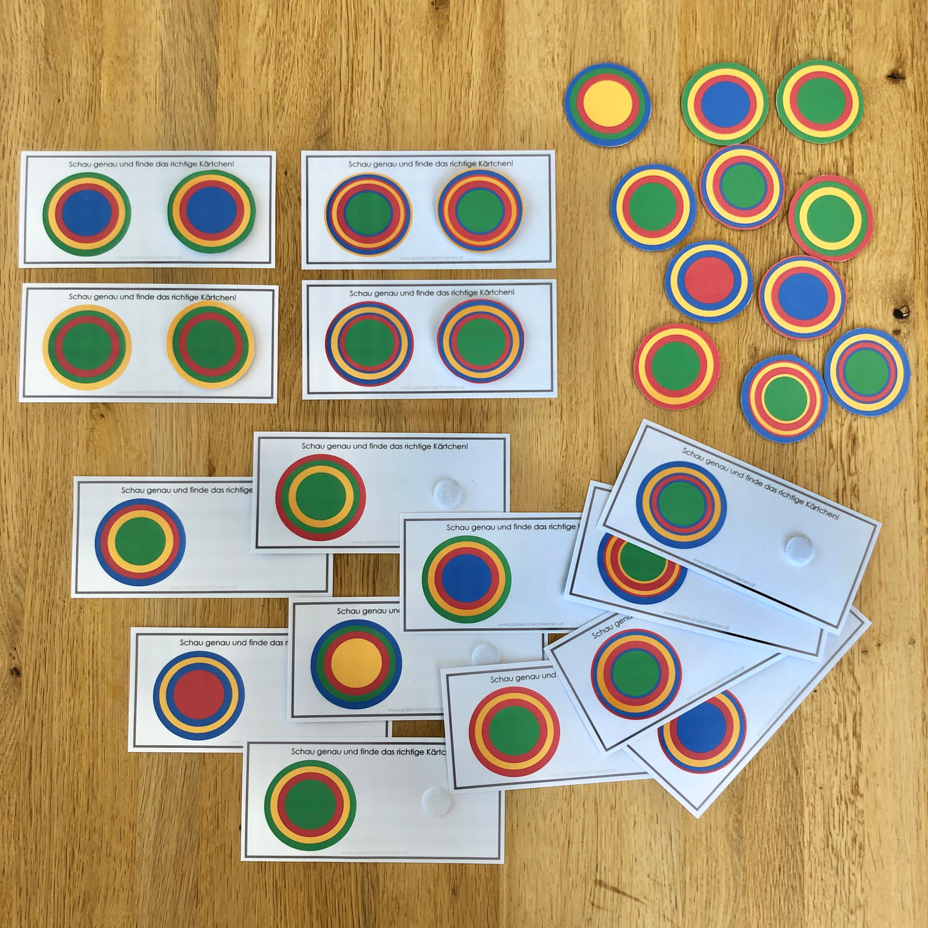 Farbenkreise Wahrnehmung