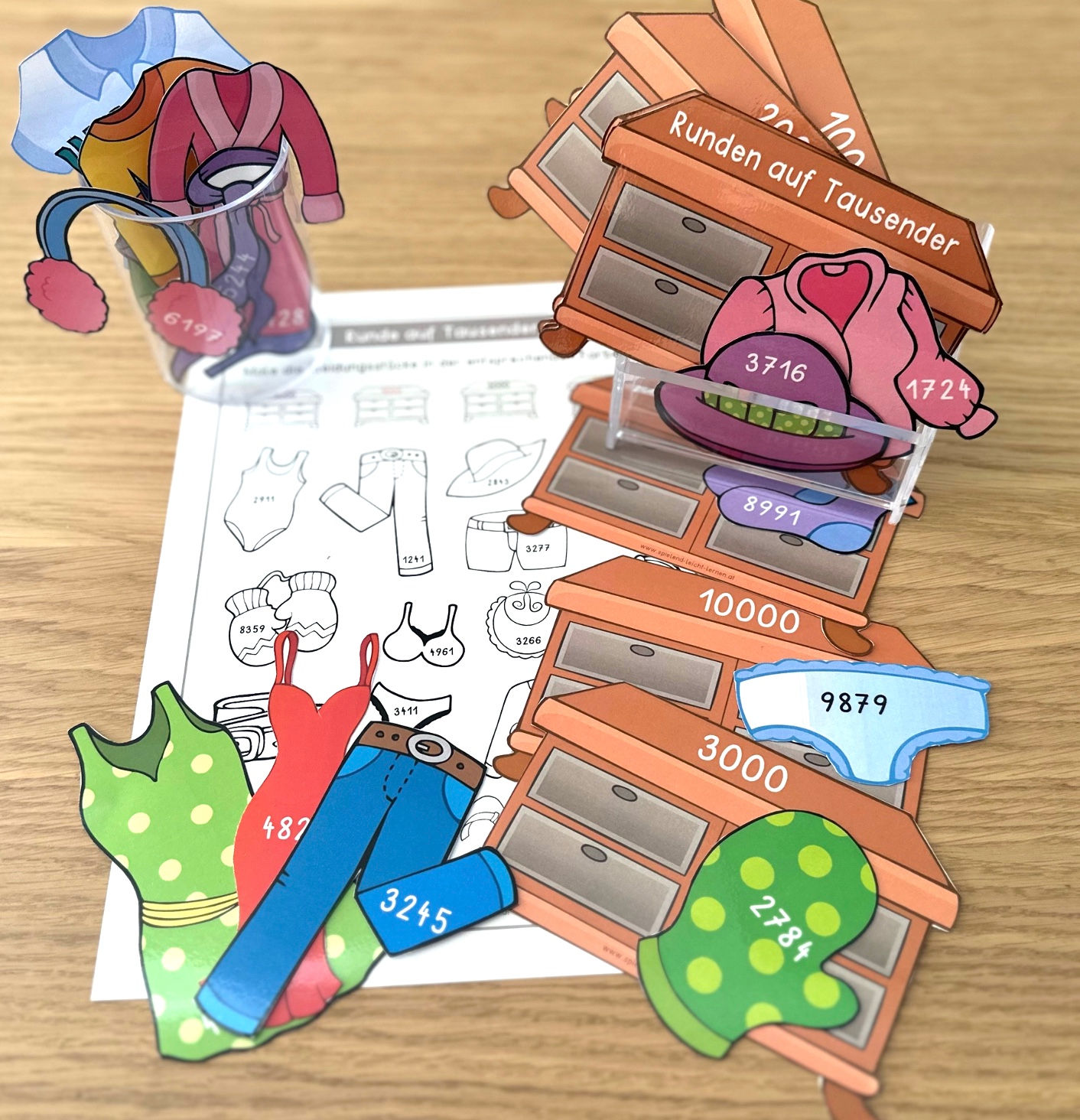 Kleidung - Runden von Zahlen im ZR 10 000