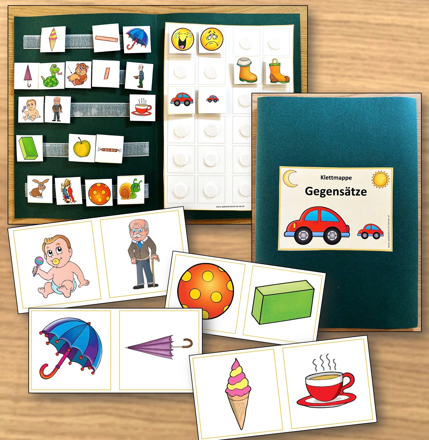 Klettmappe - Gegensätze