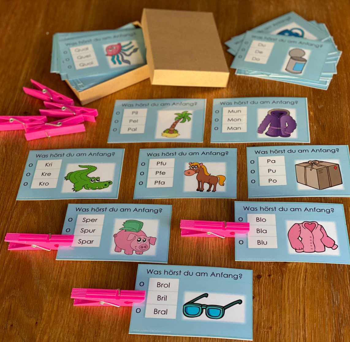 Konsonanten am Wortanfang erkennen