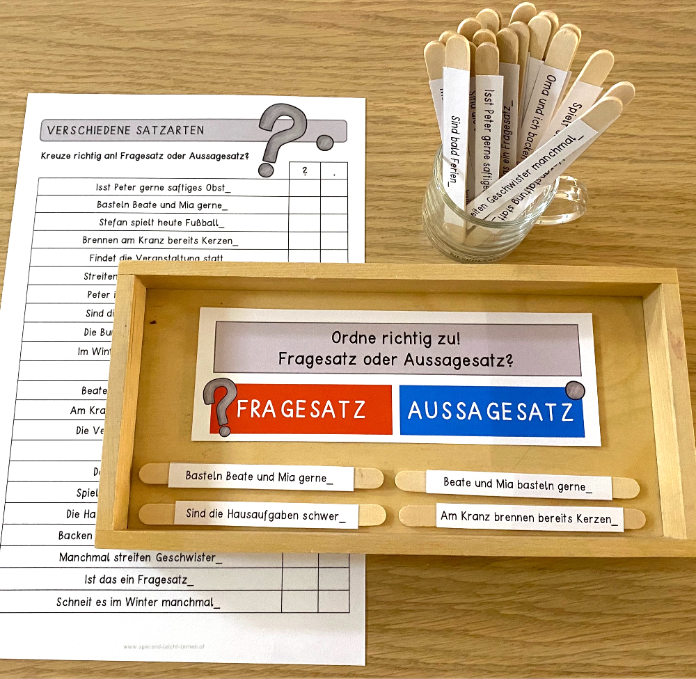 Satzarten: Frage- oder Aussagesatz