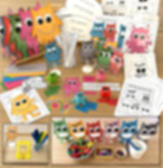 Farbenmonster Materialpaket