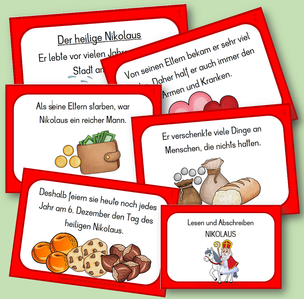 Lese- und Abschreibkartei NIKOLAUS