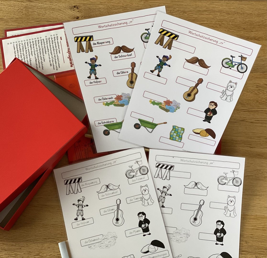 Doppelmitlaut rr - Wortschatz