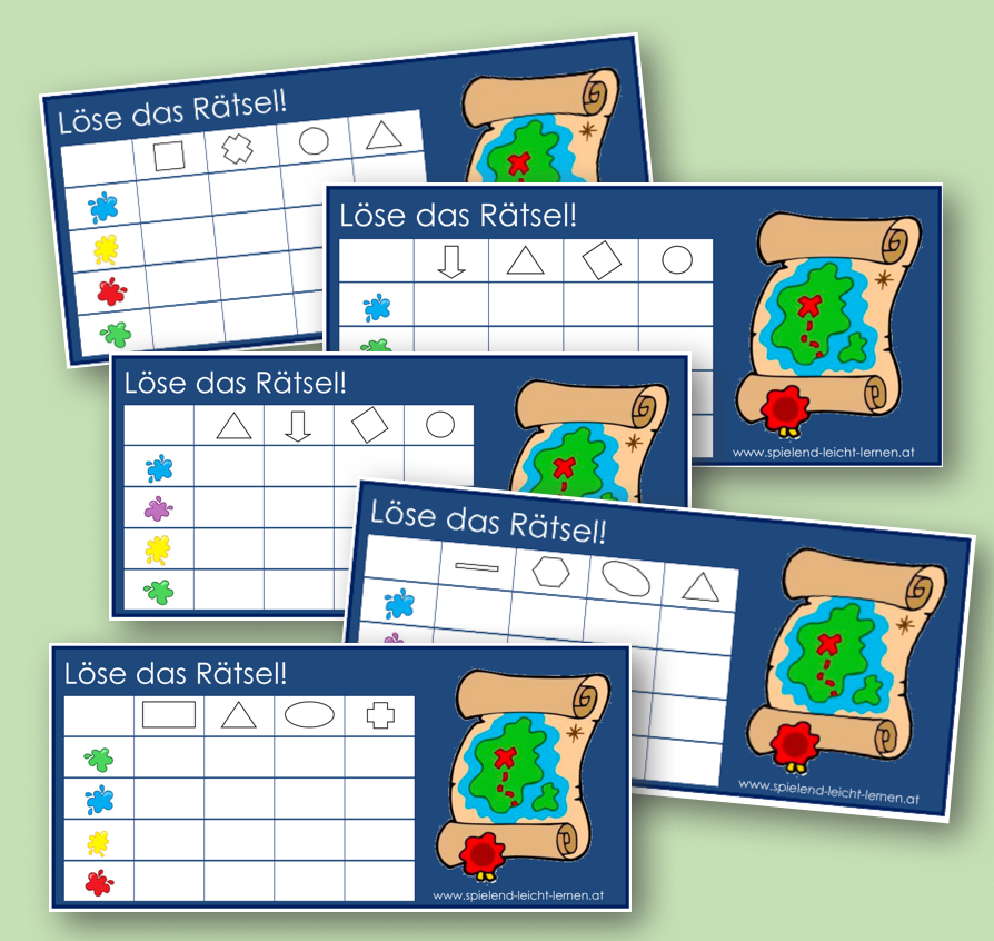 Geometrische Formen Matrix