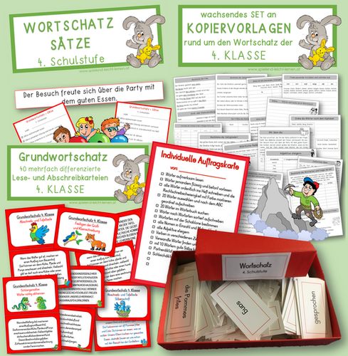 Grundwortschatz der 4. Klasse - mitwachsendes Sparpaket | SLL
