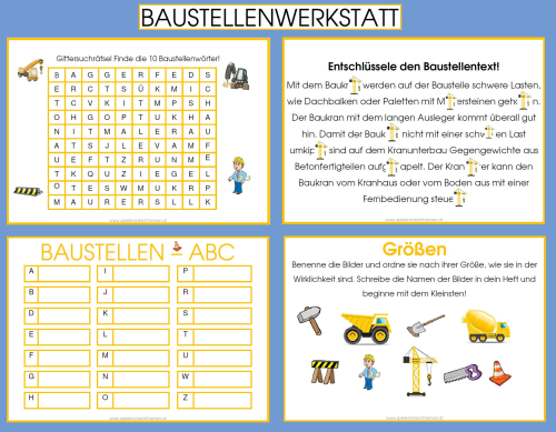 Auf der Baustelle – Werkstatt | SLL