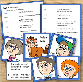 Erste Dialoggeschichte – Kopiervorlage