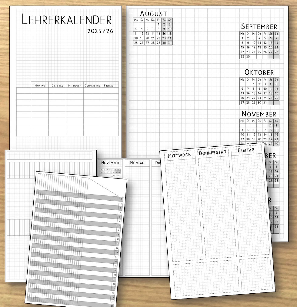 SLL-Lehrerkalender 2025/26