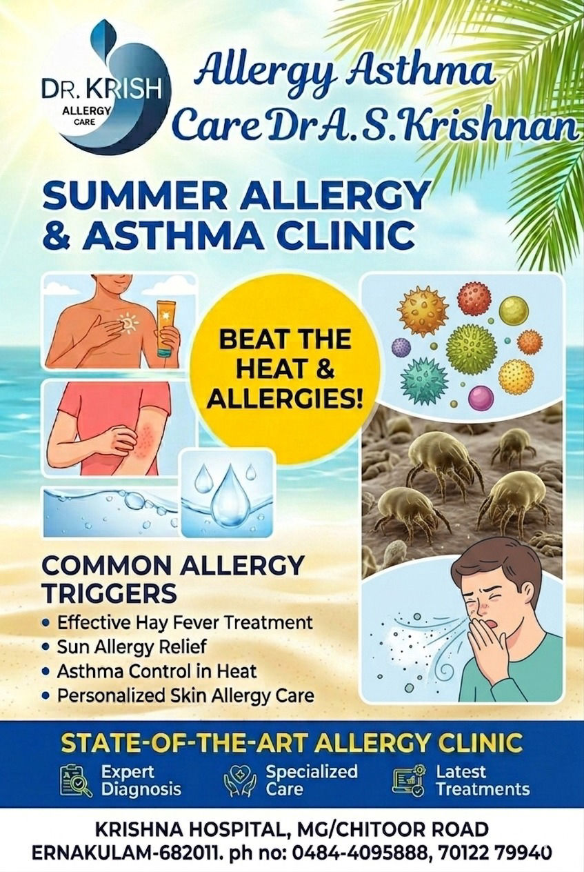 Some allergies are triggered during summer