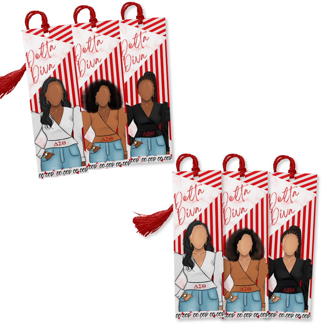 DST Bookmark Set (6): Delta Diva