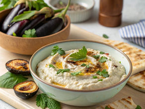 Roasted Eggplant & Yogurt Dip (Smoky Turkish “Patlıcan Ezmesi”)