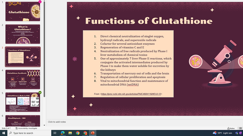 Working on a presentation for a Lab Meeting