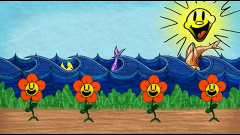 Dansende bloemen