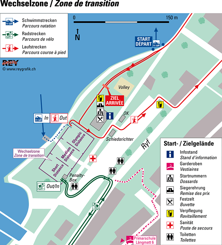 Murten Triathlon - Transition Area