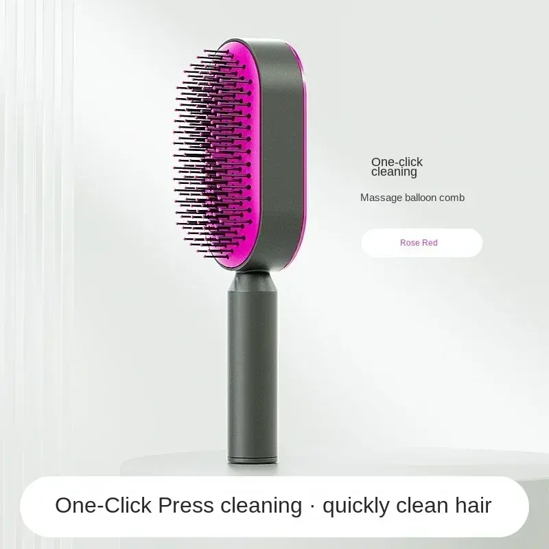 Thumbnail: One-Click Self-Cleaning Hair Brush