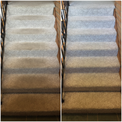 carpet on stairs