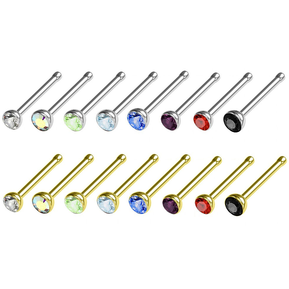 Miniature : Stud Naso Dritto Gemma